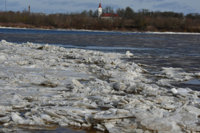 Ledus kustība Daugavā