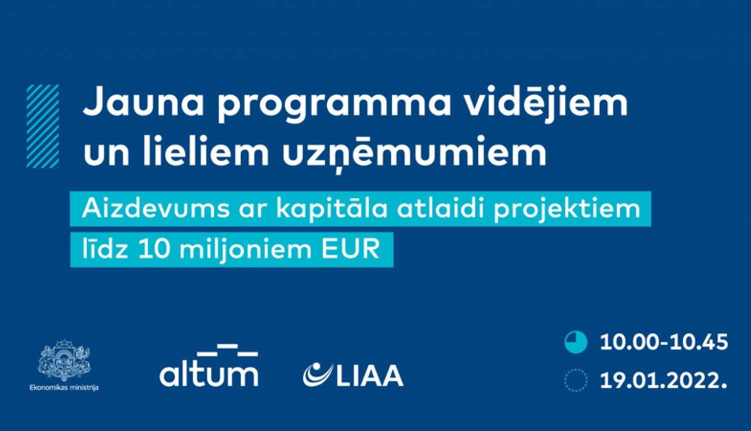 EM, LIAA, Altum Jauna programma vidējiem un lieliem uzņēmumiem