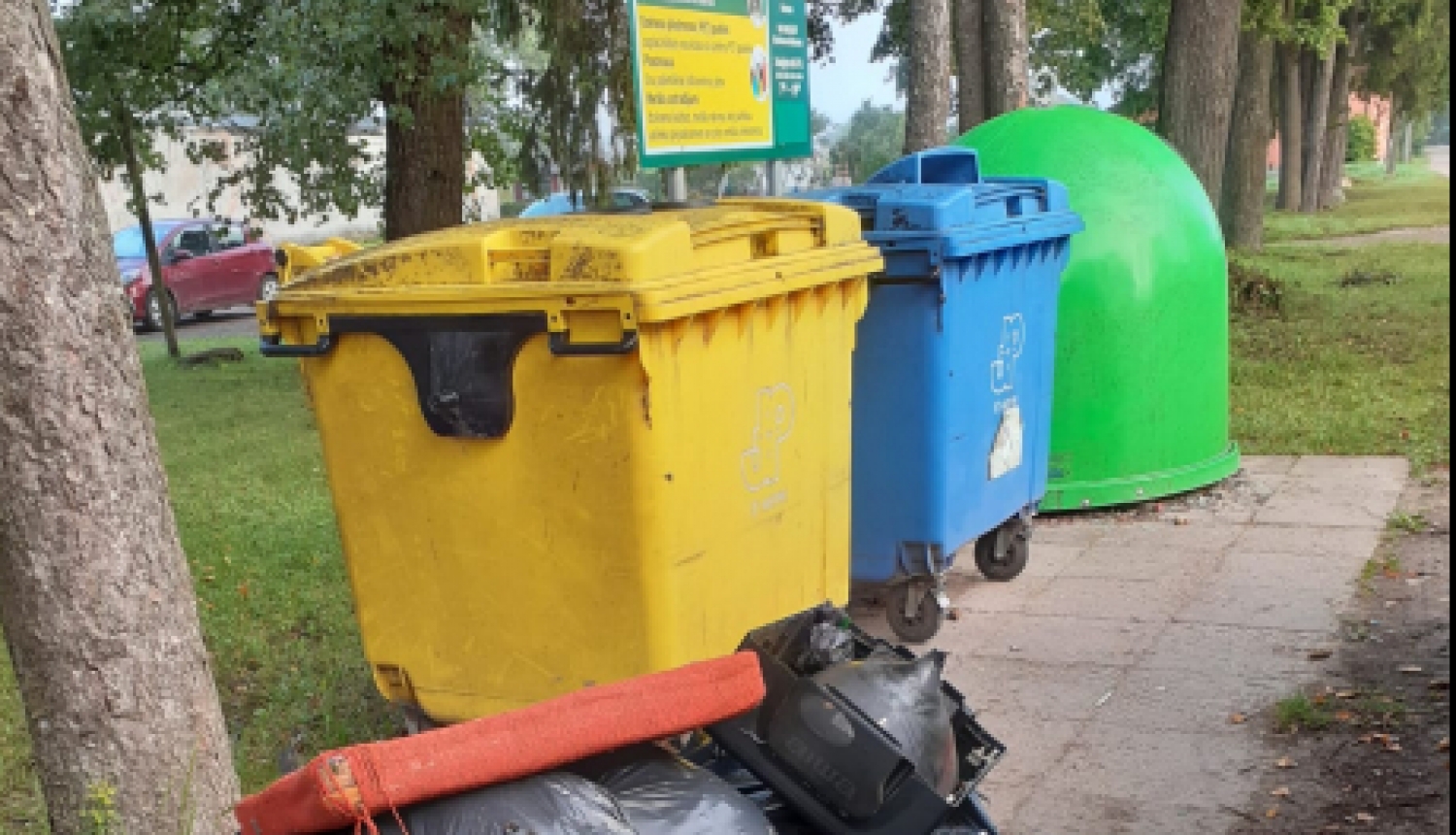 Fiksētie atkritumu šķirošanas laukumu piemēslošanas gadījumi tiks nodoti policijai